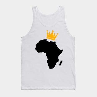 African King, African Queen, Africa, Crown Tank Top